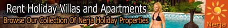 Browse Our Collection Of Apartments, Villas and Townhouses in Nerja Nerja Holiday Rentals